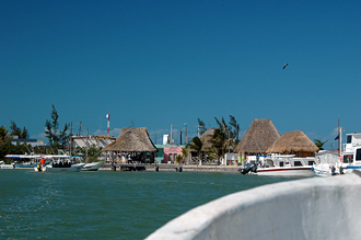 Vi närmar oss Holbox