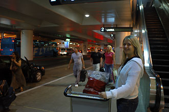 Framme på LAX flygplats