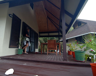 Dags att lämna vårt boende och Aitutaki