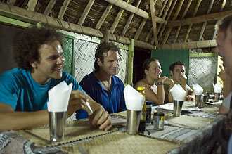 Middag på Nabua Lodge
