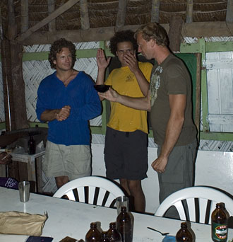 Cava session, Nabua Lodge