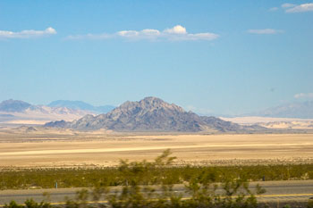 Bilresa mellan Las Vegas och Los Angeles