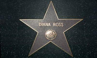 Diana Ross Star Hollywood Boulevard, Los Angeles