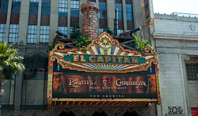 El Capitan Theatre, Hollywood Boulevard, Los Angeles