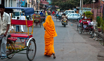 Rickshawride i Old Delhi