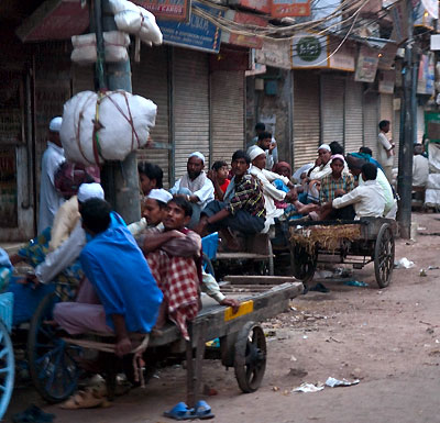 Rickshawride i Old Delhi