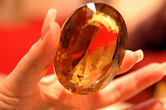 Världens största topas