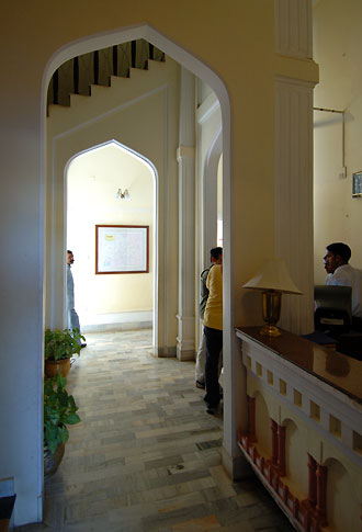Receptionen på Sariska Palace