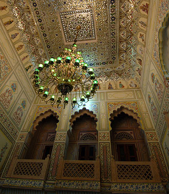 Vackert smyckat inredning