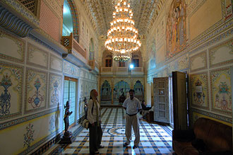 Vackert smyckat inredning