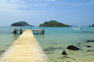 Pir vid Makathanee Resort, Koh Mak