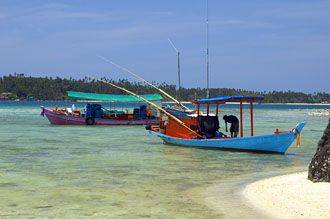 Vy ifrån stranden, Koh Kham Resort