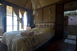 Sovrum med fläkt, The Beach Natural Resort, Koh Khod