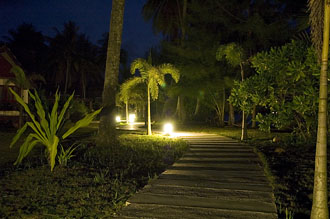 Koh Mak Resort by night, Koh Mak