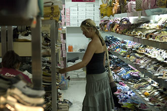 Skoaffär, MBK, Bangkok