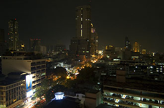 Utsikt från Narai Hotel, Bangkok