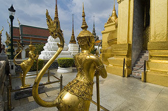Wat Phra Kaeo Temple at the Grand Palace, Bangkok