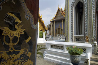 Wat Phra Kaeo Temple at the Grand Palace, Bangkok