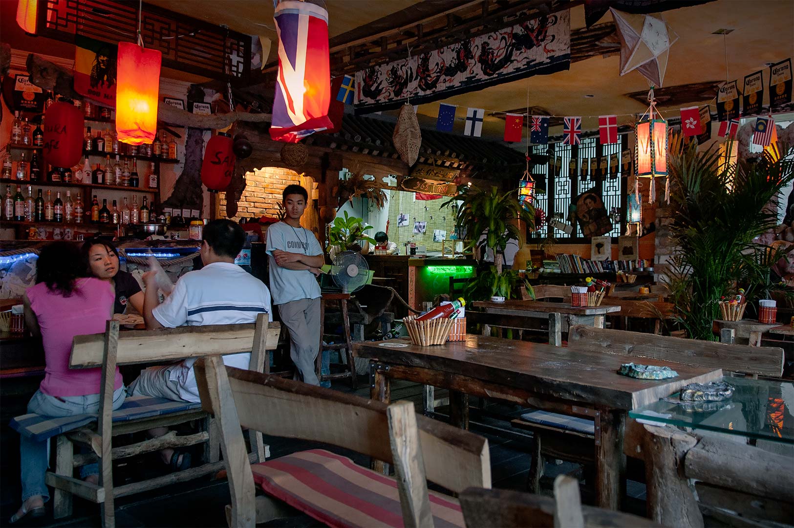 Sakura Cafe i hutongerna, Beijing Kina