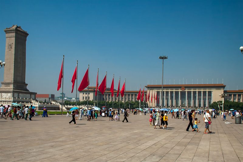 Tiananmen Square - Himmelska Fridens Torg, Beijing