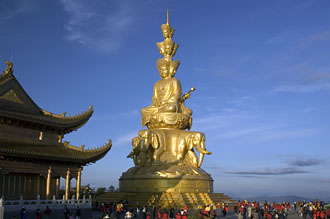 Gryning, Emei-berget