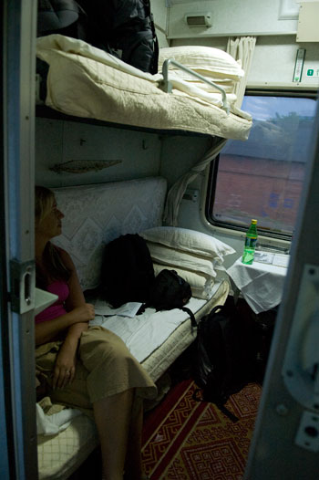 Softsleeper, tåg mellan Chengdu och Yangshuo