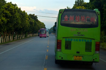 Vanliga omkörningar i Kina