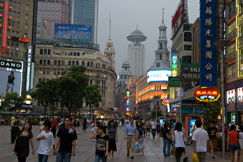 Shoppinggata, Shanghai