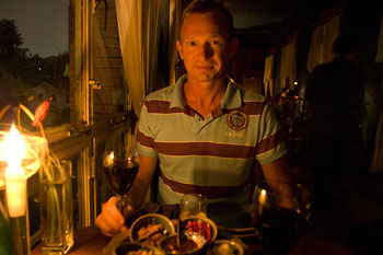 Lasse på Lan na thai restaurant, Shanghai