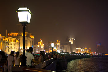 The Bund, Shanghai by night