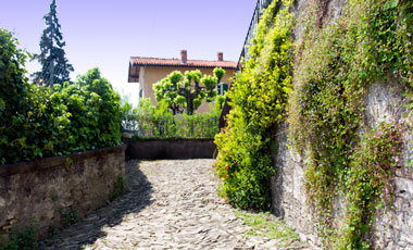 Uppe på Citta Alta, Bergamo
