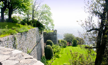 Uppe på Citta Alta, Bergamo