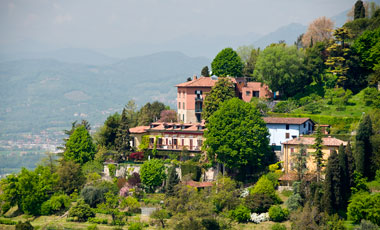 Uppe på Citta Alta, Bergamo
