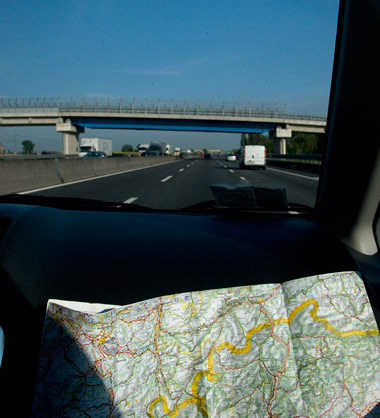 Motorväg från Bergamo