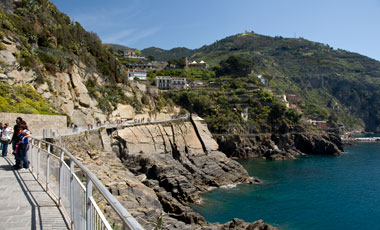 Kärleksstigen mellan mellan Manarola och Riomaggiore, Cinque Terre