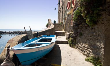 Riomaggiore hamn, Cinque Terre