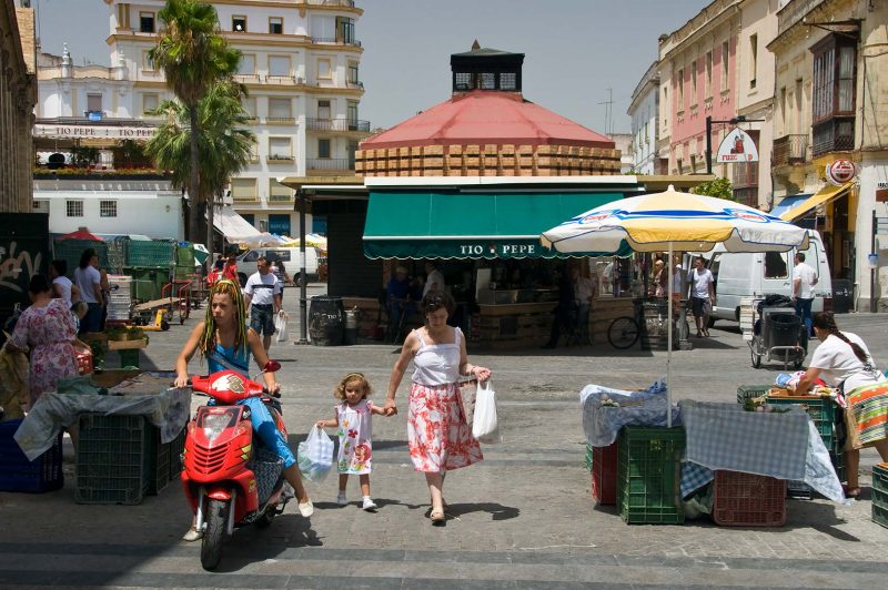 Plaza Estévez, centrala Jerez