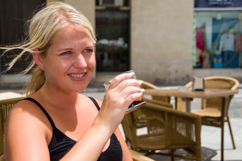 Anki på El Gallo Azul, Jerez Spanien