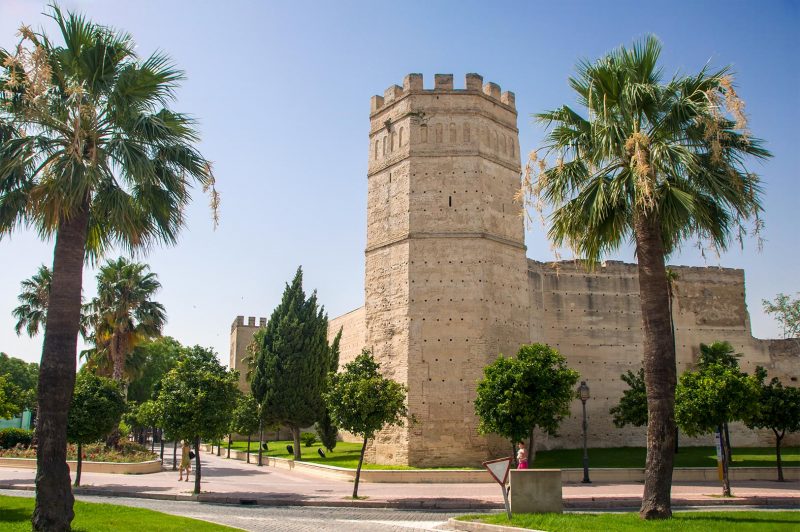 Alcazar exteriör, Jerez Spanien