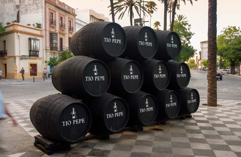 Tio Pepe tunnor, Jerez