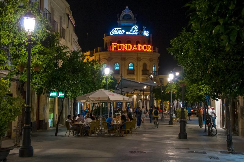 Kväll vid El Gallo Azul, Jerez