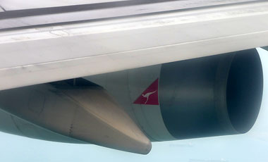 Qantas flygplan