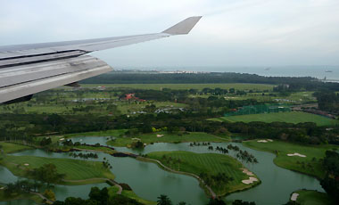Landning Singapore