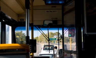 Bussresa in mot Perth