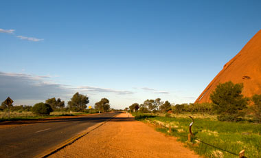 Vägen runt Ayers Rock