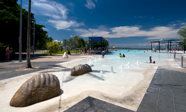 The lagoon, Esplanade, Cairns