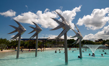 The lagoon, Esplanade, Cairns