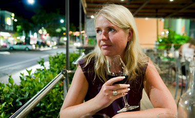 Anki på Perotta's café