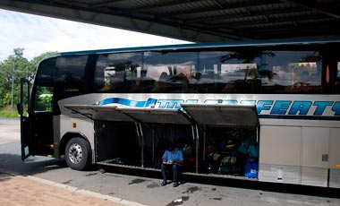 Buss station Mission beach