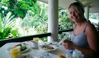Frukost, Dunk Island Resort